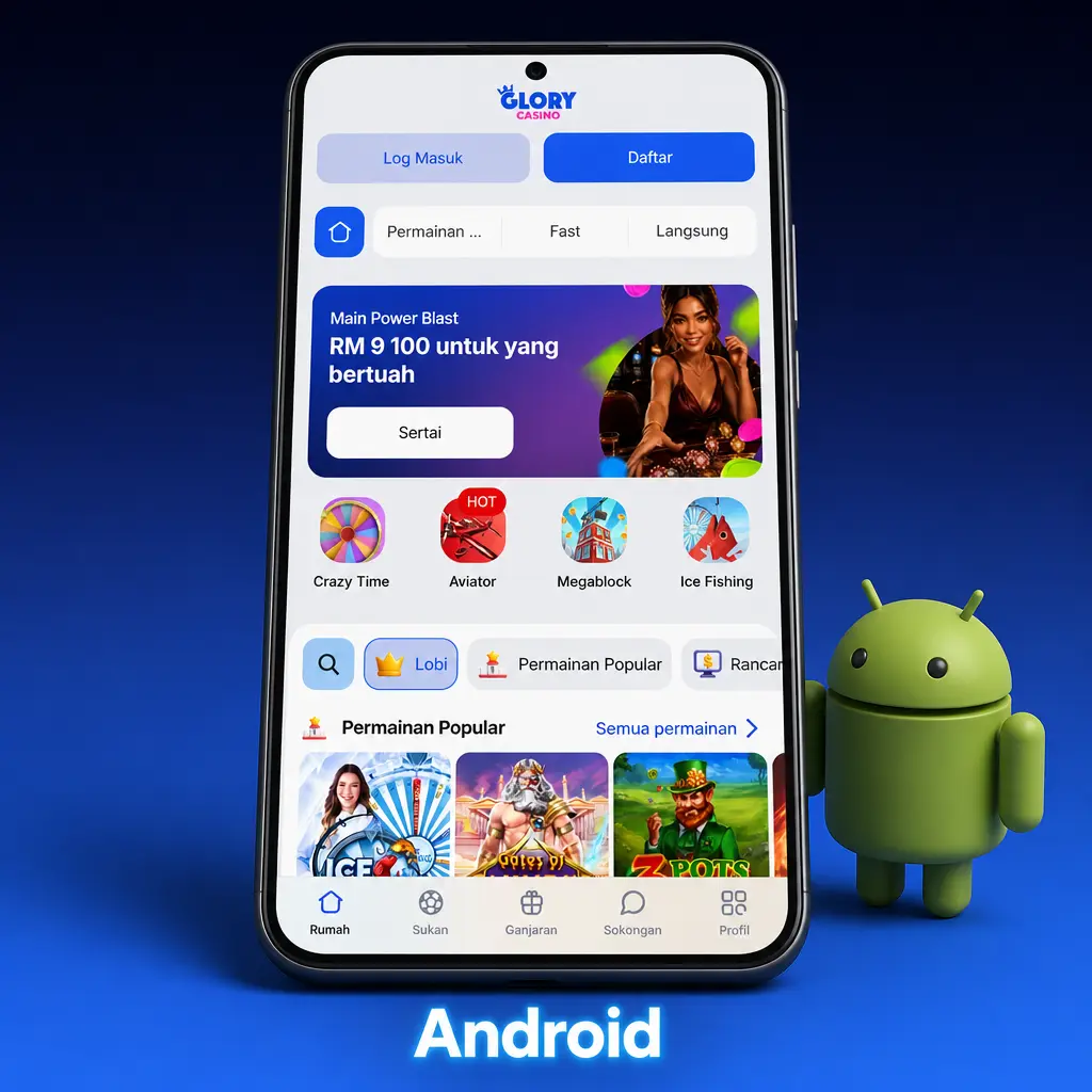 Glory Casino Android app APK download and installation guide for devices running Android 6.0 or higher