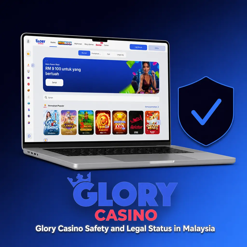 Glory Casino Malaysia: Curaçao licence, SSL security, privacy policy, responsible gaming tools, and age verification for players.