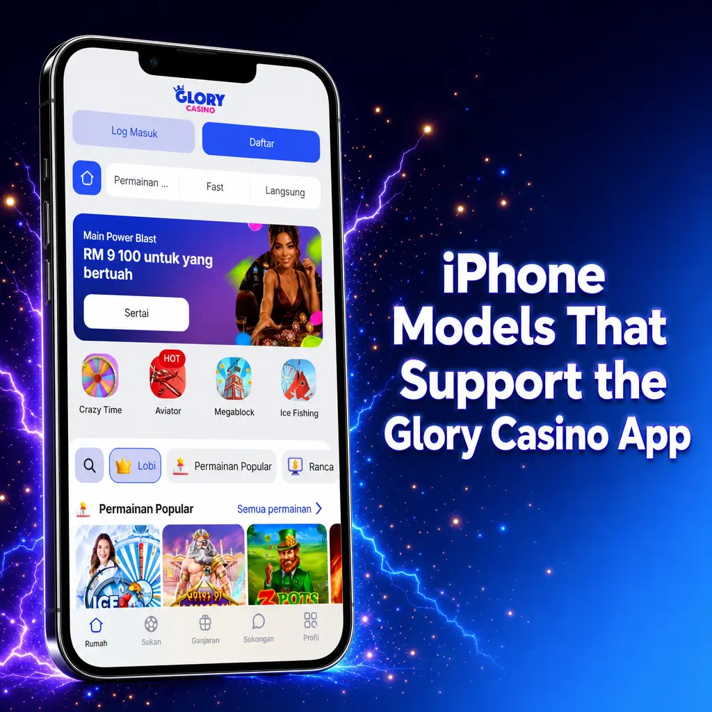 List of iPhone models compatible with the Glory Casino app, from iPhone X to iPhone 17 Pro Max