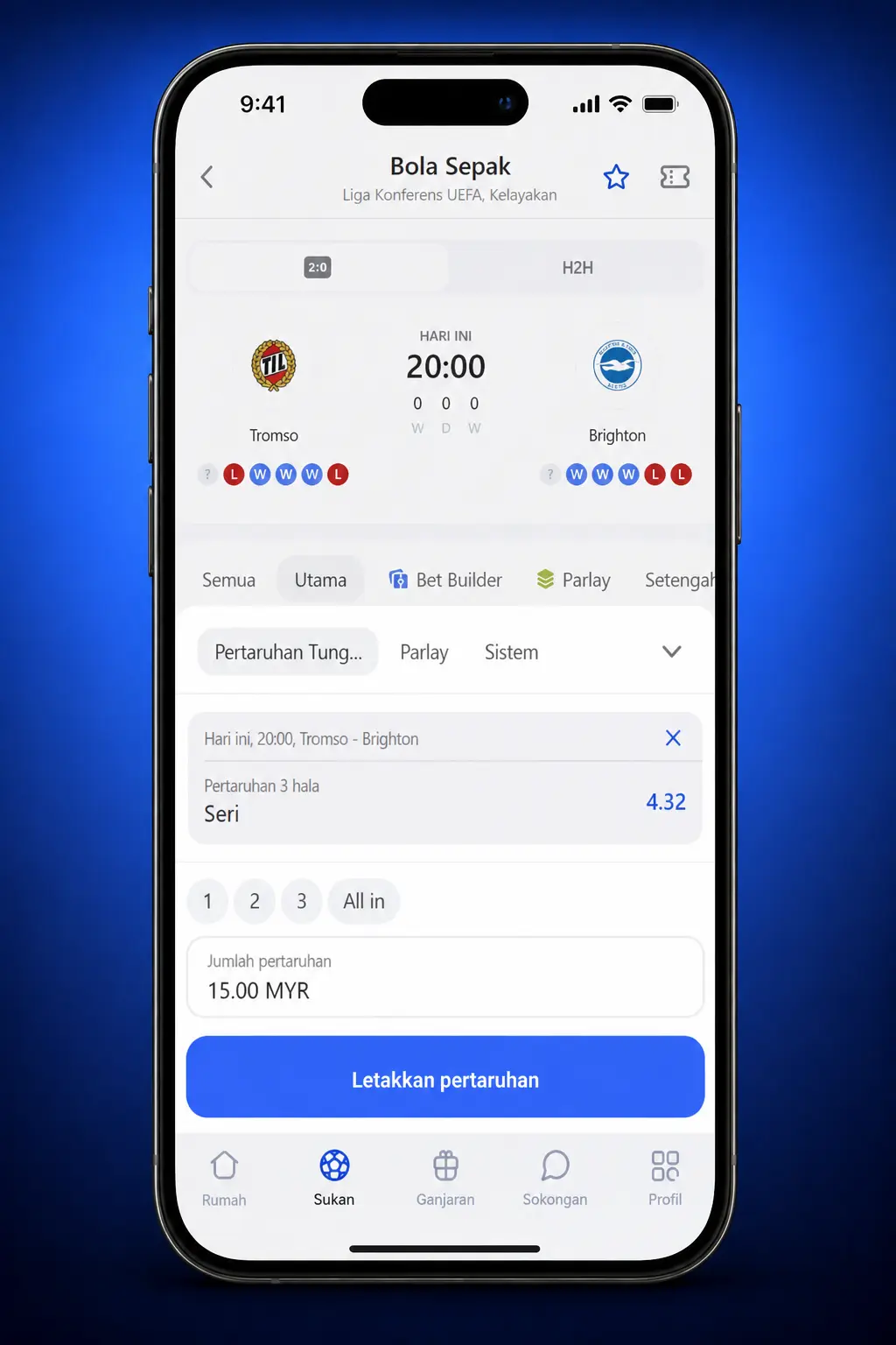 Step-by-step guide to placing your first bet on Glory Casino sportsbook in MYR